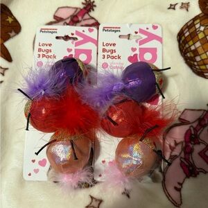 Petstages Love Bugs 3 Pack Cat Toys - Set of 2